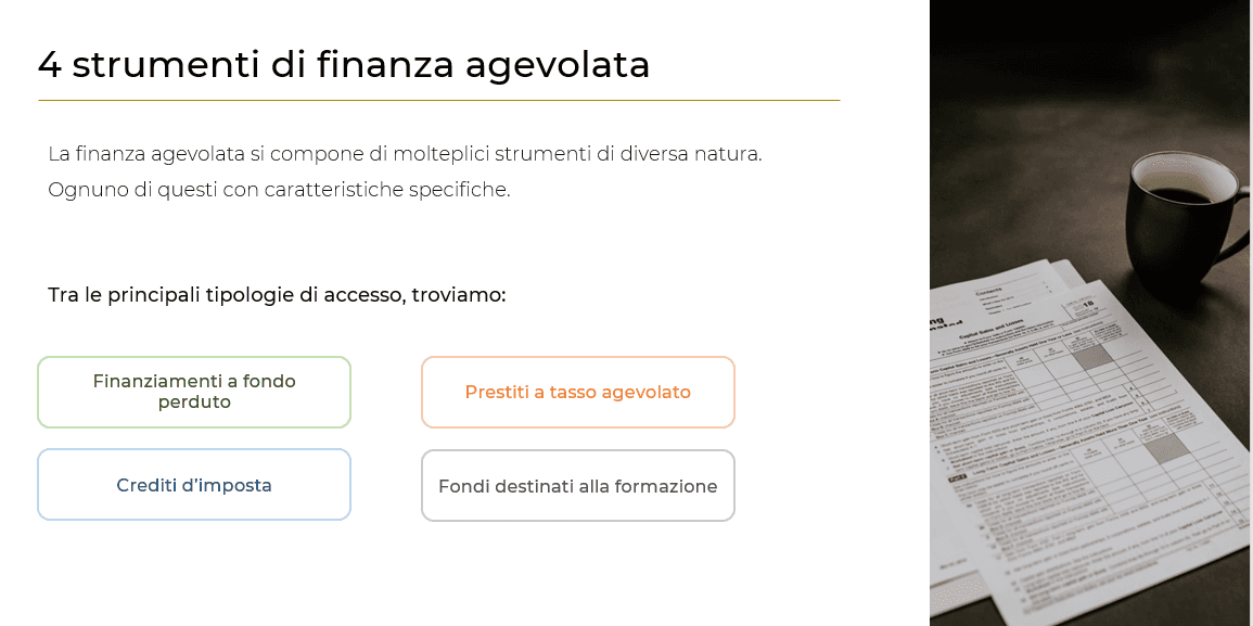 Illustrazione: Come finanziare la crescita della tua azienda. Incentivi e finanza agevolata