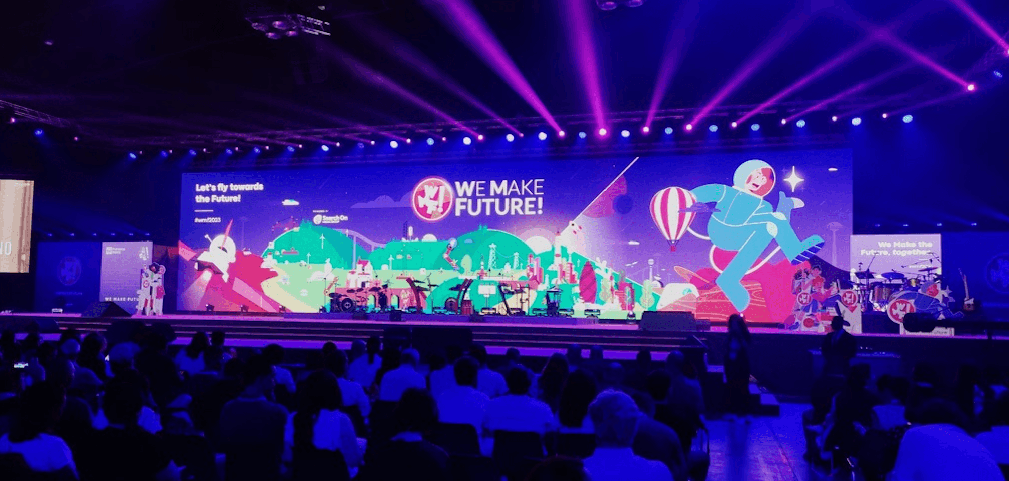 Illustrazione: Definire il futuro in tutto questo chiasso. Le risposte degli speaker del WMF 2025